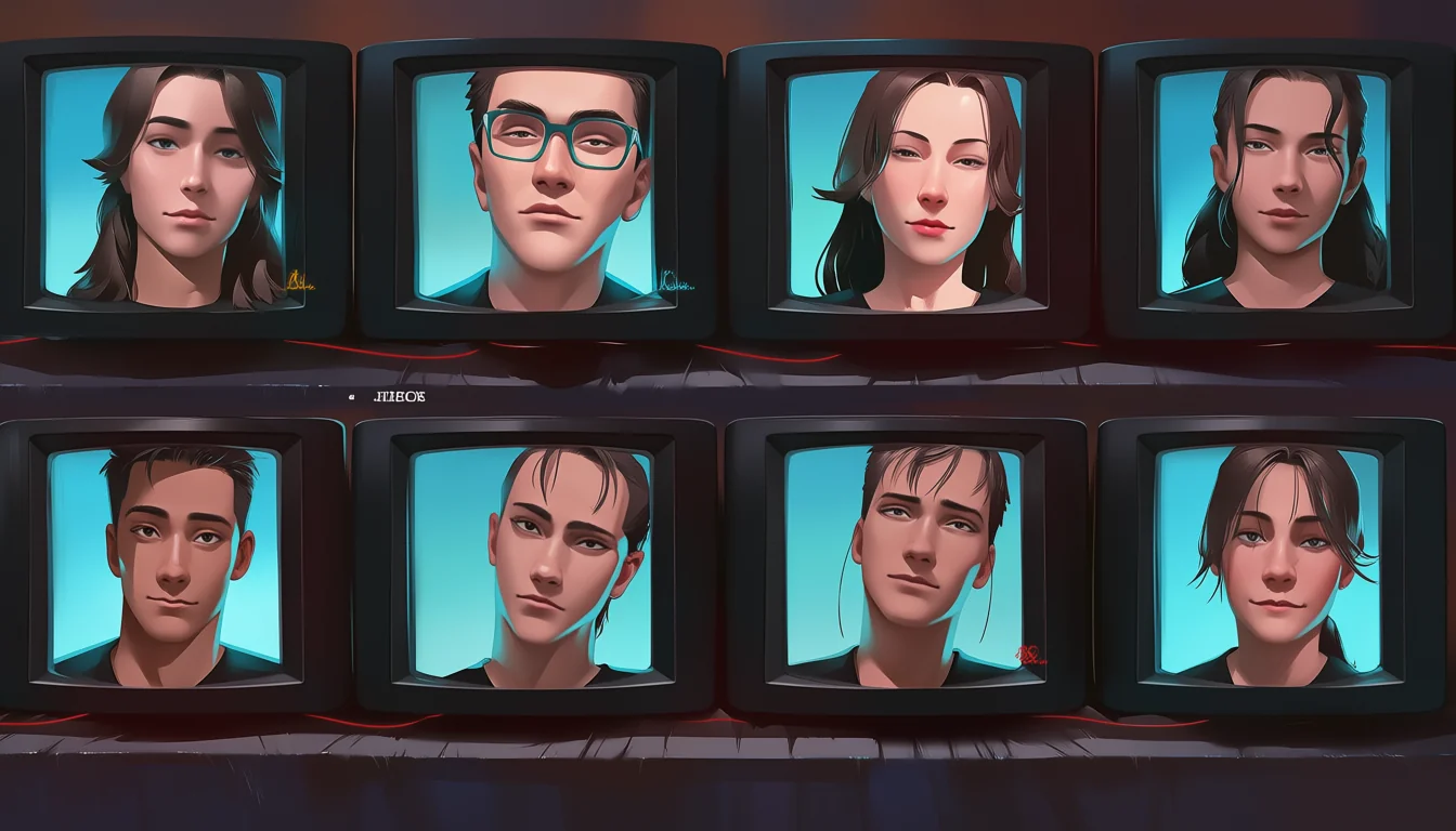 Original adult editorial illustration for Checking you're on the site you meant to visit