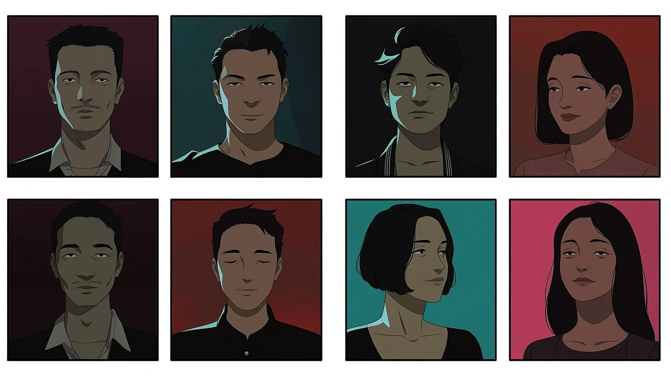Original adult editorial illustration for Page-based comics: panel layout, reading order and the turn