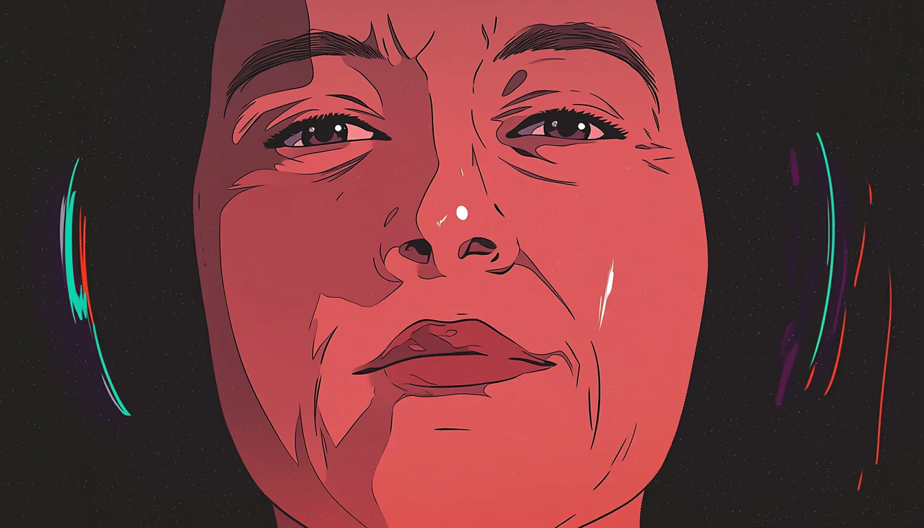Original adult editorial illustration for Streaming adult animation: encoding, bandwidth and playback